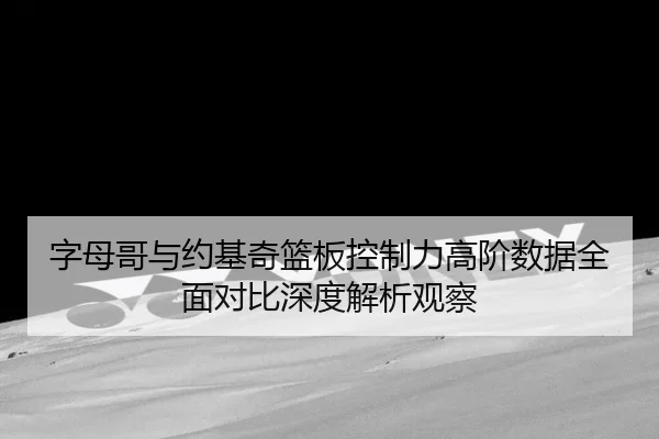 字母哥与约基奇篮板控制力高阶数据全面对比深度解析观察